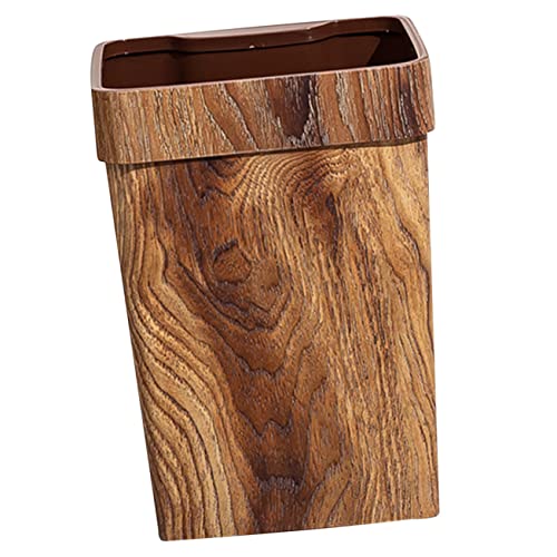 MUELODSIC Imitation Holzoptik Abfalleimer mit Großer Kapazität Mülleimer für Küche Büro und Badezimmer und Praktisch zur Mülltrennung für Ordentliches Zuhause MUELODSIC Imitation Holzoptik Abfalleimer mit Großer Kapazität Mülleimer für Küche Büro und Badezimmer und Praktisch zur Mülltrennung für Ordentliches Zuhause von MUELODSIC
