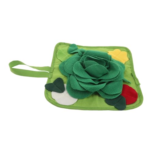 MUELODSIC Interaktive Slow-Feeding-schnüffelmatte für Kleine Haustiere Wie Welpen Kaninchen Hamster rutschfeste Pflegeleichte Nasenarbeitsmatte aus Polar-Fleece Fördert Geistige Anregung und von MUELODSIC