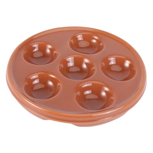 MUELODSIC Keramik Escargot Backform Schneckenplatte Hitzebeständig Spülmaschinenfest Gleichmäßige Wärmeverteilung für Backofen und Servieren Küche von MUELODSIC