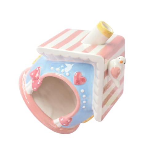 MUELODSIC Keramik Hamsternest Langlebiges Haustierhaus aus Hochwertiger Keramik Leicht zu Reinigen und Transportieren für Zwerghamster Chinchillas und Kleine Nager Gemütliches Nest für MUELODSIC Keramik Hamsternest Langlebiges Haustierhaus aus Hochwertiger Keramik Leicht zu Reinigen und Transportieren für Zwerghamster Chinchillas und Kleine Nager Gemütliches Nest für von MUELODSIC