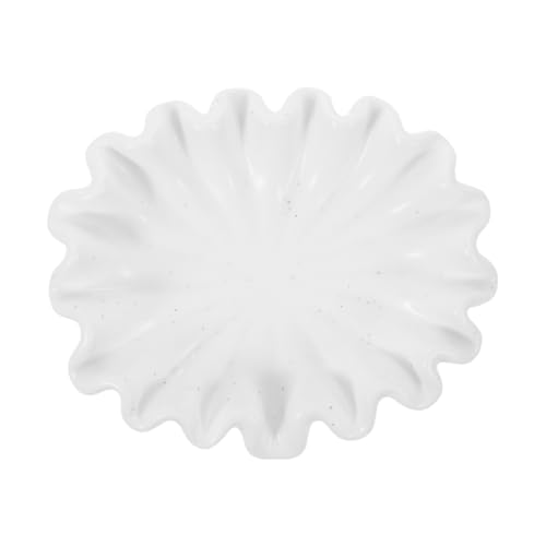 MUELODSIC Keramik Seifenschale Lotusblattform Selbstablaufend Weiß Porzellan Seifenhalter rutschfeste Ablage Für Badezimmer Dusche Elegant Robust Und Vielseitig MUELODSIC Keramik Seifenschale Lotusblattform Selbstablaufend Weiß Porzellan Seifenhalter rutschfeste Ablage Für Badezimmer Dusche Elegant Robust Und Vielseitig von MUELODSIC