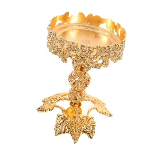MUELODSIC Kerzenständer LED Kerzentisch Dekorativer Feuerlöscherständer Kuchenbrenner Transparente Teelichthalter Party Kerzenständer Kerzenständer Vintage Zinklegierung Golden MUELODSIC Kerzenständer LED Kerzentisch Dekorativer Feuerlöscherständer Kuchenbrenner Transparente Teelichthalter Party Kerzenständer Kerzenständer Vintage Zinklegierung Golden von MUELODSIC