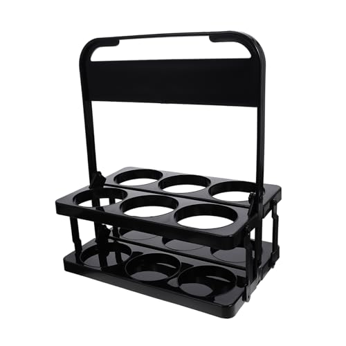 MUELODSIC Klappbarer Bierflaschenhalter aus Robustem PP mit Griff Tragbarer Flaschenkörbe für Flaschen Praktischer Bierträger für Bar Ktv Outdoor und Partys Schwarzes Design MUELODSIC Klappbarer Bierflaschenhalter aus Robustem PP mit Griff Tragbarer Flaschenkörbe für Flaschen Praktischer Bierträger für Bar Ktv Outdoor und Partys Schwarzes Design von MUELODSIC