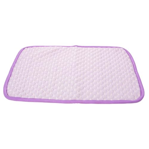 MUELODSIC Kleine Haustier Kühlmatte Sommer Kühlpad aus Atmungsaktiver Eisseide für Hunde Katzen Hamster Chinchillas Waschbar Vielseitig als Schlafmatte und Nestauflage Geeignet Helllila Xs MUELODSIC Kleine Haustier Kühlmatte Sommer Kühlpad aus Atmungsaktiver Eisseide für Hunde Katzen Hamster Chinchillas Waschbar Vielseitig als Schlafmatte und Nestauflage Geeignet Helllila Xs von MUELODSIC