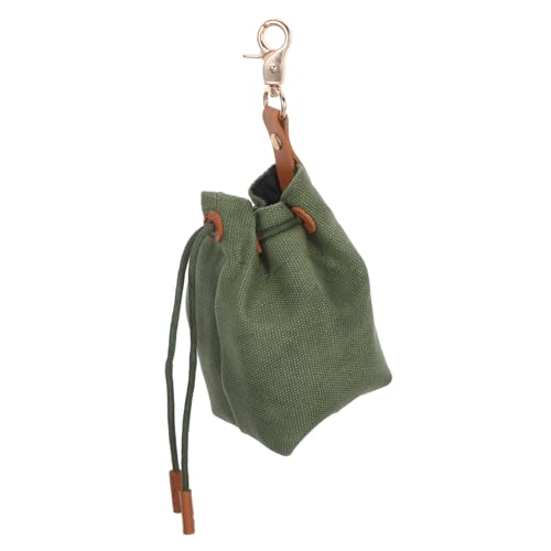 MUELODSIC Kleine Leckerli Tasche aus Robustem Canvas mit Feuchtigkeitsschutz Tragbare Hunde Futtertasche für und Training für Outdoor und Zuhause von MUELODSIC