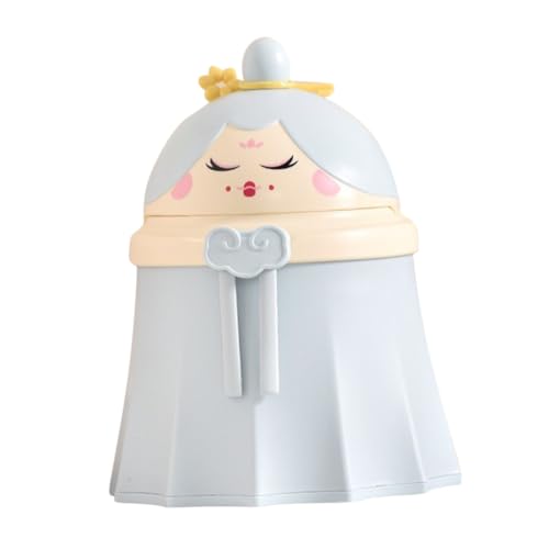 MUELODSIC Kleiner Cartoon Mülleimer Mini Desktop Abfalleimer für Schlafzimmer Büro Bereich Kompakt Vielseitig Einsetzbar Müllbehälter für Tisch und Zimmer von MUELODSIC