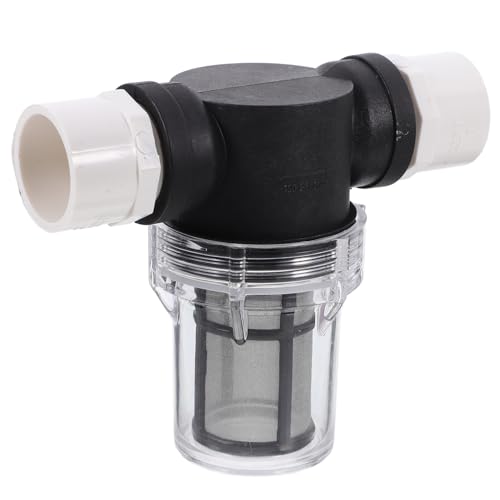 MUELODSIC Kompakter PVC Wasserfilter mit Mesh Sieb Einfacher Einbau ohne Spezialwerkzeug als Gartenwasserfilter zur Trinkwasserreinigung und Brunnenwasserfiltration Platzsparend und MUELODSIC Kompakter PVC Wasserfilter mit Mesh Sieb Einfacher Einbau ohne Spezialwerkzeug als Gartenwasserfilter zur Trinkwasserreinigung und Brunnenwasserfiltration Platzsparend und von MUELODSIC