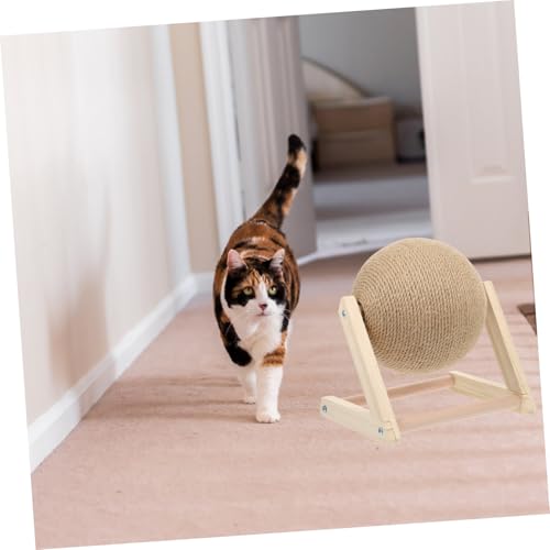 MUELODSIC Kratzball für Katzen Mittelgroß aus Robustem Material Interaktives Katzenspielzeug zur Krallenpflege und Beschäftigung Stabil und Formbeständig Geeignet für Zuhause und MUELODSIC Kratzball für Katzen Mittelgroß aus Robustem Material Interaktives Katzenspielzeug zur Krallenpflege und Beschäftigung Stabil und Formbeständig Geeignet für Zuhause und von MUELODSIC