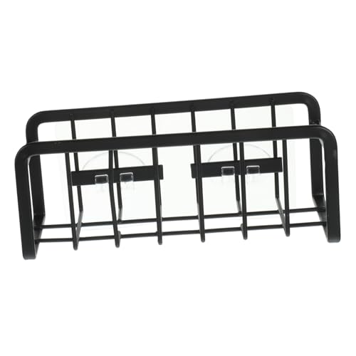 MUELODSIC Küchen spüle Organizer aus Robustem Eisen Abtropfendes Schwammgestell mit Drainage Multifunktionales Rostfreies Ablagesystem in Klassischem Schwarz für Spülbecken und Badezimmer MUELODSIC Küchen spüle Organizer aus Robustem Eisen Abtropfendes Schwammgestell mit Drainage Multifunktionales Rostfreies Ablagesystem in Klassischem Schwarz für Spülbecken und Badezimmer von MUELODSIC