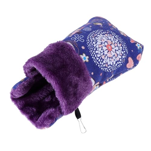 MUELODSIC Kuscheliger Haustier Schlafsack aus Baumwolle Warmes Winterbett für Hamster Eichhörnchen Zuckerschleuder und Kleine Kleintiere Komfortables Nest für Käfig und Transport Blau MUELODSIC Kuscheliger Haustier Schlafsack aus Baumwolle Warmes Winterbett für Hamster Eichhörnchen Zuckerschleuder und Kleine Kleintiere Komfortables Nest für Käfig und Transport Blau von MUELODSIC
