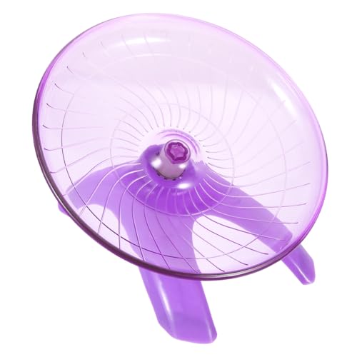 MUELODSIC Laufrad für Hamster und Igel Fliegende Untertasse Design Geräuscharm Robustes Kleintier Zwerghamster Rennmäuse Chinchillas und Eichhörnchen Langlebig und Gesundheitsfördernd von MUELODSIC