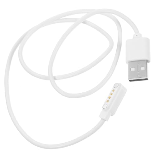 MUELODSIC Magnetisches Pin Smartwatch Ladekabel Schnelllade USB Kabel Magnetisch Saugend Kompatibel für Smartwatch und Telefonuhr Sicher Zuverlässig Kompakt Tanglefrei von MUELODSIC