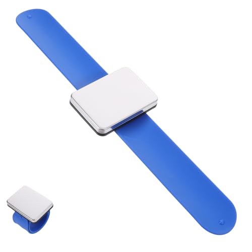 MUELODSIC Magnetisches Silikonarmband Haarschmuckhalter Bobbie Pin Halter Friseurbedarf Blau Slap Bracelet für Sicheren und Bequemen Sitz MUELODSIC Magnetisches Silikonarmband Haarschmuckhalter Bobbie Pin Halter Friseurbedarf Blau Slap Bracelet für Sicheren und Bequemen Sitz von MUELODSIC