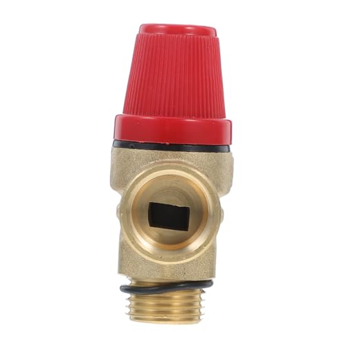 MUELODSIC Messing Sicherheitsventil Heizung Gewinde Manuelles für Wandhängende Heizkessel Vielseitig Kompatibel und Sicherheitsoptimiert von MUELODSIC