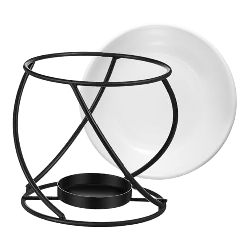 MUELODSIC Metal Tealight Wax Melt Warmer Metall Ätherischer Öl Diffusor für Zuhause Stimmungsvolle Aromalampe für Wohnzimmer und Schlafzimmer Vielseitiger Duftöllampehalter von MUELODSIC