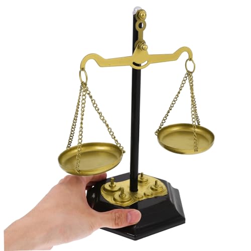 MUELODSIC Metall Balance Dekoration Tischdeko Wohnzimmer Büro Skulptur Justizwaage Symbol Harmonie und Gerechtigkeit Wohnaccessoire Vintage Design MUELODSIC Metall Balance Dekoration Tischdeko Wohnzimmer Büro Skulptur Justizwaage Symbol Harmonie und Gerechtigkeit Wohnaccessoire Vintage Design von MUELODSIC