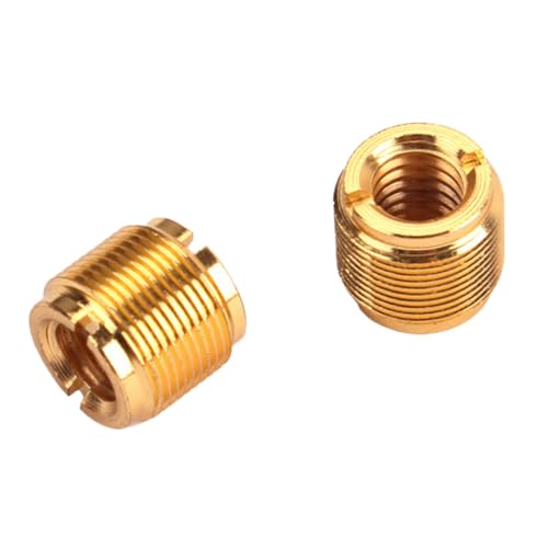 MUELODSIC Mikrofonständer Adapter Gewinde Set Stabiler Schraubadapter für Mikrofonhalter und Audiozubehör Kompatibel mit Europäischen Ständern von MUELODSIC