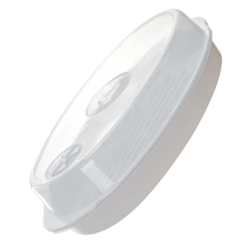 MUELODSIC Mikrowellen Dampfgarer mit Deckel Weißer Küchen Dampfteller aus Hitzebeständigem Material Praktisches Kochzubehör zum Schonenden Lebensmittel Dämpfen Wasserverlustreduzierend MUELODSIC Mikrowellen Dampfgarer mit Deckel Weißer Küchen Dampfteller aus Hitzebeständigem Material Praktisches Kochzubehör zum Schonenden Lebensmittel Dämpfen Wasserverlustreduzierend von MUELODSIC