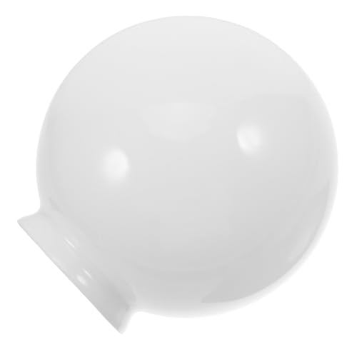 MUELODSIC Milchglas Kugellampe Lampenschirm Glas Lampenschale Ersatzschirm für Wohnzimmer Schlafzimmer Esszimmer mit Blendfreiem Design und Vielseitiger Kompatibilität von MUELODSIC