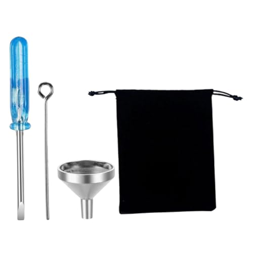MUELODSIC Mini Edelstahl Trichter Set für Kleine Urnenbefüllung Rostfrei Langlebig Inklusive Schraubendreher und Samtbeutel Kompakt und Benutzerfreundlich für DIY Feuerbestattungs schmuck MUELODSIC Mini Edelstahl Trichter Set für Kleine Urnenbefüllung Rostfrei Langlebig Inklusive Schraubendreher und Samtbeutel Kompakt und Benutzerfreundlich für DIY Feuerbestattungs schmuck von MUELODSIC
