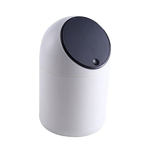 MUELODSIC Mini Mülleimer für Schreibtisch Einfache und Stilvolle Abfallbehälter mit Druckdeckel für Büro und Zuhause um Tisch Sauber zu Halten MUELODSIC Mini Mülleimer für Schreibtisch Einfache und Stilvolle Abfallbehälter mit Druckdeckel für Büro und Zuhause um Tisch Sauber zu Halten von MUELODSIC
