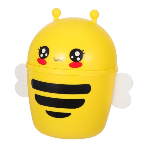 MUELODSIC Mini Mülleimer mit Deckel Cartoon Design Kompakter Desktop Papierkorb mit Schwingdeckel Multifunktionaler Kleiner Abfalleimer für Büro und Zuhause Luftdicht und Einfach zu MUELODSIC Mini Mülleimer mit Deckel Cartoon Design Kompakter Desktop Papierkorb mit Schwingdeckel Multifunktionaler Kleiner Abfalleimer für Büro und Zuhause Luftdicht und Einfach zu von MUELODSIC