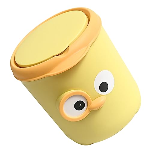 MUELODSIC Mini Mülleimer mit Deckel Niedlicher Schreibtisch Abfallbehälter für Büro Schlafzimmer und Küche Platzsparend Robustes Material für Abfallorganisation MUELODSIC Mini Mülleimer mit Deckel Niedlicher Schreibtisch Abfallbehälter für Büro Schlafzimmer und Küche Platzsparend Robustes Material für Abfallorganisation von MUELODSIC
