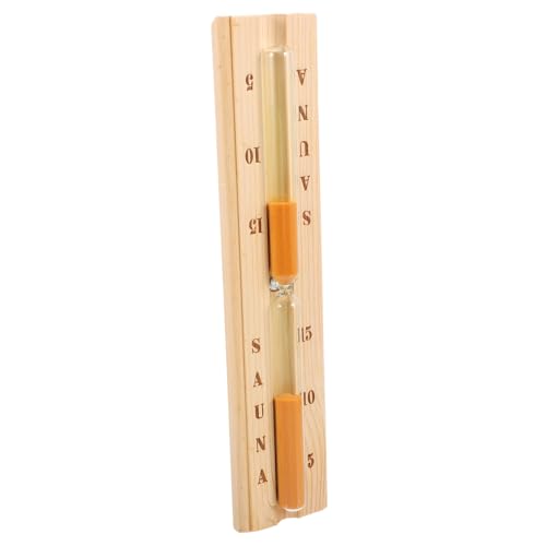 MUELODSIC Minuten Sanduhr Sauna Timer aus Holz Präziser Zeitmesser für Saunaräume Langlebiger Holz Sanduhr Timer mit Klarer Skalierung für Sauna und Wellness Zuhause MUELODSIC Minuten Sanduhr Sauna Timer aus Holz Präziser Zeitmesser für Saunaräume Langlebiger Holz Sanduhr Timer mit Klarer Skalierung für Sauna und Wellness Zuhause von MUELODSIC