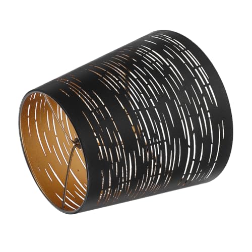 MUELODSIC Moderner Metall Lampenschirm Schwarz für Decken- Tisch Stehlampen Langlebiger Stahl Lampenschirm mit Einfachem Montage-design für Zuhause Büro und Restaurantbeleuchtung MUELODSIC Moderner Metall Lampenschirm Schwarz für Decken- Tisch Stehlampen Langlebiger Stahl Lampenschirm mit Einfachem Montage-design für Zuhause Büro und Restaurantbeleuchtung von MUELODSIC