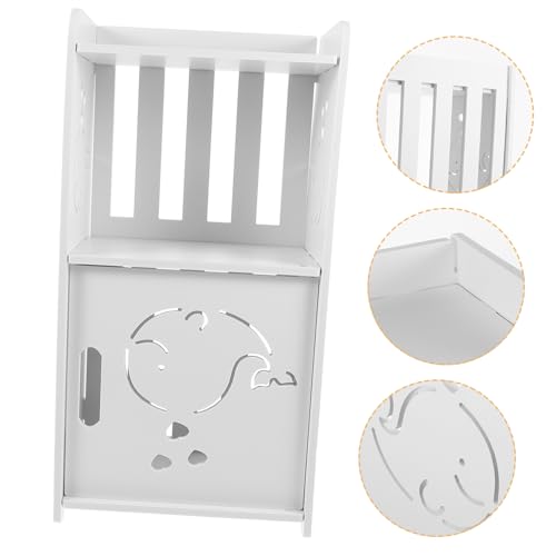 MUELODSIC Moderner Nachttisch Weiß Kompakt Nachtschrank mit Hohlraum Stauraum Kleine Schlafzimmermöbel für Kleine Räume Multifunktionaler Beistelltisch für Bett und Gästezimmer MUELODSIC Moderner Nachttisch Weiß Kompakt Nachtschrank mit Hohlraum Stauraum Kleine Schlafzimmermöbel für Kleine Räume Multifunktionaler Beistelltisch für Bett und Gästezimmer von MUELODSIC