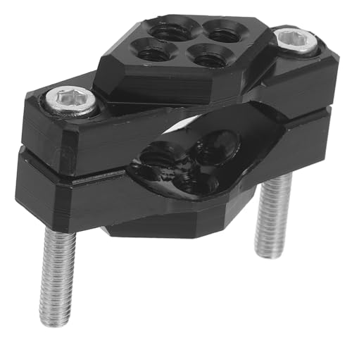 MUELODSIC Motorbike Mirror Clamp Motorrad Lenkerhalterung Vielseitiger Spiegelhalter Schwarz Einfache Montage Kompatibel für Fahrrad und Zubehör MUELODSIC Motorbike Mirror Clamp Motorrad Lenkerhalterung Vielseitiger Spiegelhalter Schwarz Einfache Montage Kompatibel für Fahrrad und Zubehör von MUELODSIC