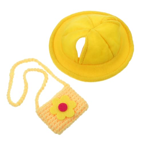 MUELODSIC Niedliches Kaninchen Kostüm mit Gelbem Hasenohren Hut und Passendem Rucksack für Kleine Haustiere Partydeko und Cosplay Zubehör MUELODSIC Niedliches Kaninchen Kostüm mit Gelbem Hasenohren Hut und Passendem Rucksack für Kleine Haustiere Partydeko und Cosplay Zubehör von MUELODSIC