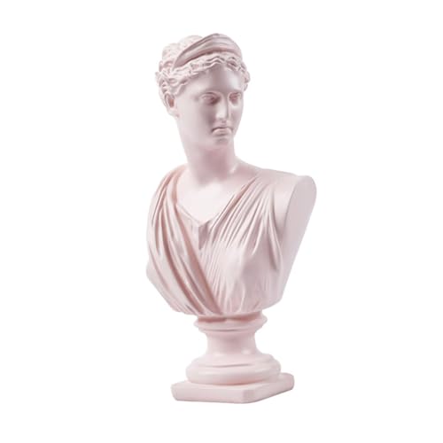 MUELODSIC Nordische Göttin Büste Skulptur Resin Figur Dekorativ Elegant Glatt Desktop Ornament Wohnzimmer Deko Geschenk MUELODSIC Nordische Göttin Büste Skulptur Resin Figur Dekorativ Elegant Glatt Desktop Ornament Wohnzimmer Deko Geschenk von MUELODSIC