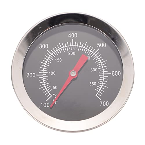 MUELODSIC Ofenthermometer für Präzise Temperaturmessung Bimetallisches Bbq Thermometer mit Großem Ziffernblatt für Haushalt und Grill Temperaturbereich von MUELODSIC