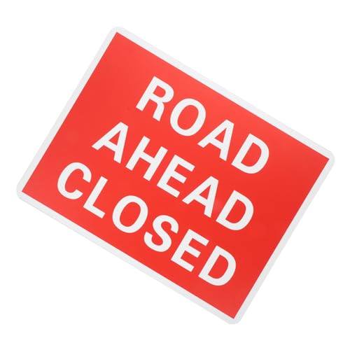 MUELODSIC PVC Straßen warnschild Dickes Auffälliges Vor Fahrt Geschlossen Schild Reflektierend Wetterfest für Auto Fahrwegsicherheit Einfache Montage für Öffentliche Plätze MUELODSIC PVC Straßen warnschild Dickes Auffälliges Vor Fahrt Geschlossen Schild Reflektierend Wetterfest für Auto Fahrwegsicherheit Einfache Montage für Öffentliche Plätze von MUELODSIC