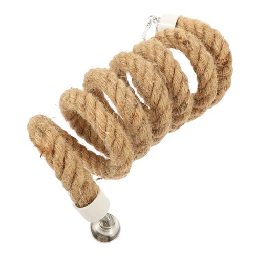 MUELODSIC Papageien Kletterseil Baumwollseil Hängende Sitzstange für Wellensittiche Nymphensittiche und Kleine Sittiche Langlebig und Sicher zum Klettern und Kauen im Vogelkäfig von MUELODSIC