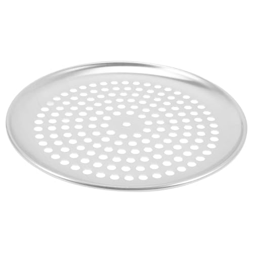 MUELODSIC Perforierte Pizza Backform aus Aluminiumlegierung Rundes Rostfreies Pizzablech mit Löchern Backofenfest Langlebig und Wiederverwendbar für Hausgemachte Pizza Restaurant und MUELODSIC Perforierte Pizza Backform aus Aluminiumlegierung Rundes Rostfreies Pizzablech mit Löchern Backofenfest Langlebig und Wiederverwendbar für Hausgemachte Pizza Restaurant und von MUELODSIC