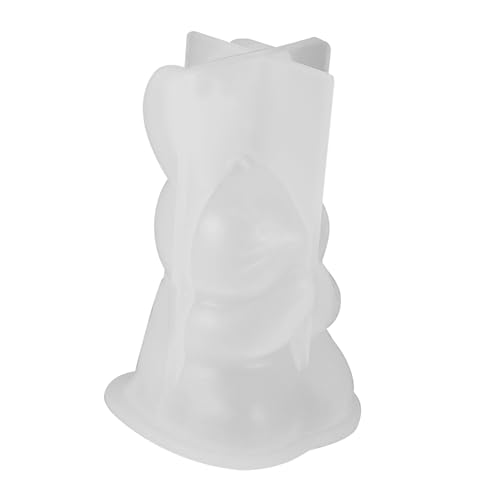 MUELODSIC Praying Bunny Silikonform Gießform für DIY Harz Kerzen Seife Epoxidharzform Wiederverwendbar Robust für Handwerk Ostern von MUELODSIC