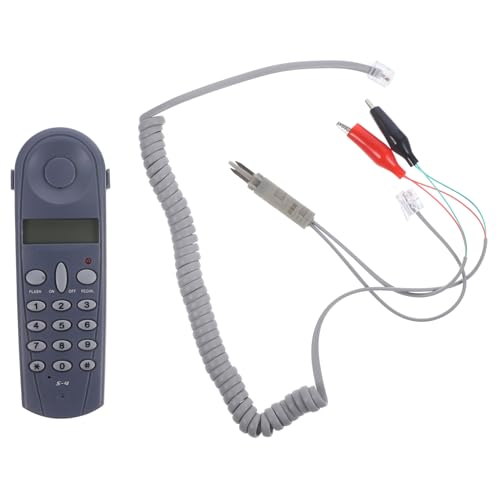 MUELODSIC Professionelles Telefonkabel testset mit Steckverbindern Robuster Telefon Netzwerkkabeltester Zuverlässiges Werkzeug für Kabelprüfung und Installation Benutzerfreundlich Langlebig MUELODSIC Professionelles Telefonkabel testset mit Steckverbindern Robuster Telefon Netzwerkkabeltester Zuverlässiges Werkzeug für Kabelprüfung und Installation Benutzerfreundlich Langlebig von MUELODSIC