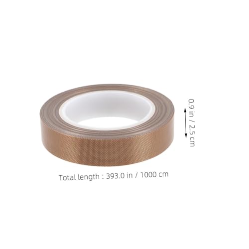 MUELODSIC Ptfe Dichtungsband Hochtemperatur Isolierband für Vakuumierer Handversiegelung Ersatzband Hitzebeständig Langlebig Vielseitig für Haushalt und Gewerbe MUELODSIC Ptfe Dichtungsband Hochtemperatur Isolierband für Vakuumierer Handversiegelung Ersatzband Hitzebeständig Langlebig Vielseitig für Haushalt und Gewerbe von MUELODSIC