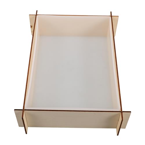 MUELODSIC Rechteckige Silikonform für Harzkunst Buchstütze Basteln Flexible Langlebige Blütenkonservierung Form mit Holzrahmen Wiederverwendbare DIY Epoxidharz Gießform MUELODSIC Rechteckige Silikonform für Harzkunst Buchstütze Basteln Flexible Langlebige Blütenkonservierung Form mit Holzrahmen Wiederverwendbare DIY Epoxidharz Gießform von MUELODSIC