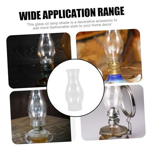 MUELODSIC Retro Öllampen Lampenschirm aus Stabilem Hitzebeständigem Winddicht Verarbeitung Passender Ersatz für Petroleumlampe Einfach zu Montieren Klassisches Design MUELODSIC Retro Öllampen Lampenschirm aus Stabilem Hitzebeständigem Winddicht Verarbeitung Passender Ersatz für Petroleumlampe Einfach zu Montieren Klassisches Design von MUELODSIC