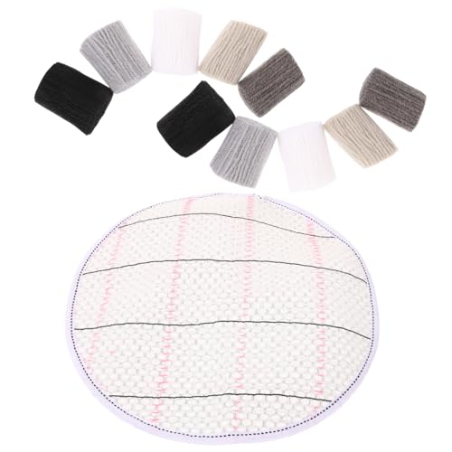 MUELODSIC Rug Yarn für Teppich Knüpfen und Handarbeit Weiches Hautfreundliches Garn in Pastellfarben für Anfänger und Profis Flauschiges Latch Hook Garn für DIY Teppiche und MUELODSIC Rug Yarn für Teppich Knüpfen und Handarbeit Weiches Hautfreundliches Garn in Pastellfarben für Anfänger und Profis Flauschiges Latch Hook Garn für DIY Teppiche und von MUELODSIC