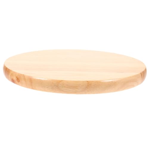 MUELODSIC Runder Holzsitz Ersatzplatte für Barhocker Robuste Sitzfläche aus Holz mit Natürlicher Maserung Stabil und Kratzfest Sitzfläche für Runde Hocker Langlebiges Holzteil von MUELODSIC
