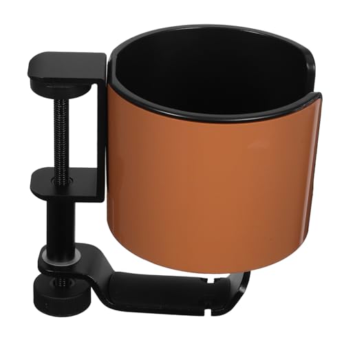 MUELODSIC Schreibtisch-becherhalter mit Verstellbarer Klemme und Drehbarem Kopfhörerhaken Multifunktionaler Untertisch-halter für Gaming Büro und Lernplatz Passend für Tassen Headsets und von MUELODSIC