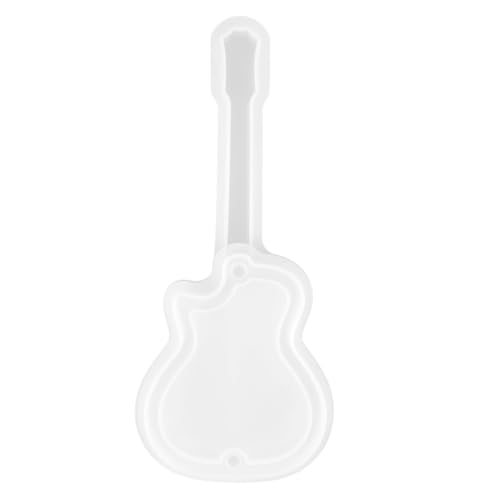 MUELODSIC Silikonform Schmuckbox Epoxidharz Gießform Flexibel Langlebig Weiche Oberfläche DIY Deko Aufbewahrungsbox Gitarre Form für Individuelle Bastelarbeiten von MUELODSIC