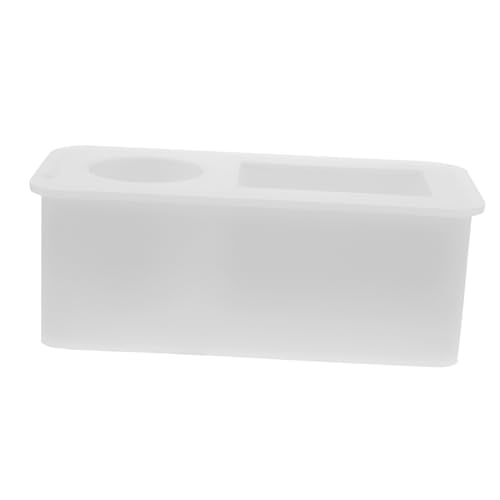 MUELODSIC Silikonform Stifthalter Flexibel Langlebig DIY Epoxidharz Gießform für Pinsel Organizer Aufbewahrungsschale Basteln mit Schmuck Deko für Schreibtisch von MUELODSIC