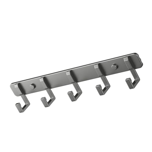 MUELODSIC Space Aluminium Garderobenhaken Wandgarderobe ohne Bohren Robuster Halter für Jacken Hüte Schlüssel Handtücher Vielseitig für Küche Bad Schlafzimmer Wohnzimmer Geeignet MUELODSIC Space Aluminium Garderobenhaken Wandgarderobe ohne Bohren Robuster Halter für Jacken Hüte Schlüssel Handtücher Vielseitig für Küche Bad Schlafzimmer Wohnzimmer Geeignet von MUELODSIC