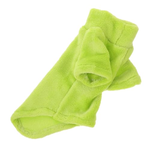 MUELODSIC Sphynx Katzen Winterkleidung Warm Gefütterte Haustierjacke Bequem Atmungsaktiv Hellgrün Für Haarlose Katzen Sensible Haut von MUELODSIC