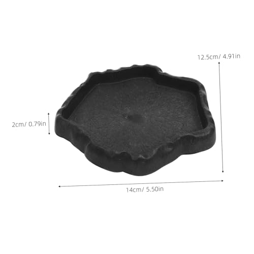 MUELODSIC Reptilien-wassernapf Und Futternapf Aus Geeignet Für Schlangen Bartagamen Und Schildkröten Mit Natürlichem Steinlook Und Stabilem Boden Für Terrarien MUELODSIC Reptilien-wassernapf Und Futternapf Aus Geeignet Für Schlangen Bartagamen Und Schildkröten Mit Natürlichem Steinlook Und Stabilem Boden Für Terrarien von MUELODSIC